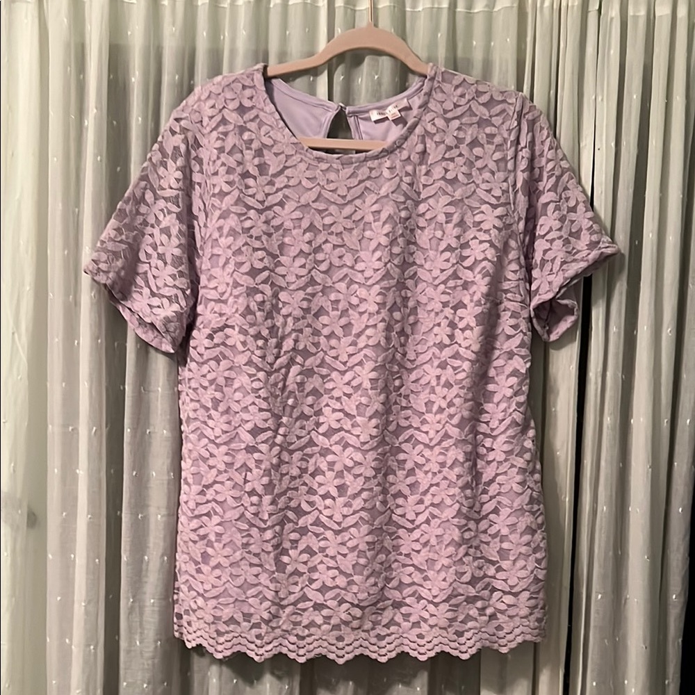 Lavender Lace NWOT XXL Women's Top